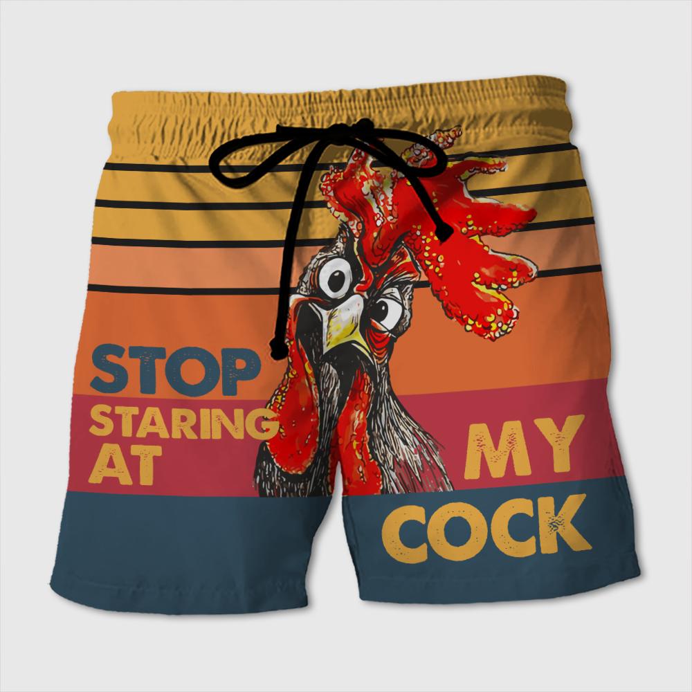 Bathing suit cock